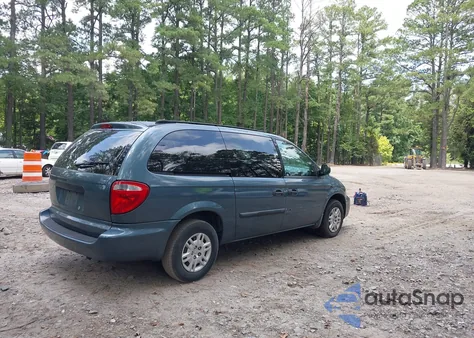 2005 Dodge Grand Caravan Se из США, поврежденный, VIN 1D4GP24R35B247042